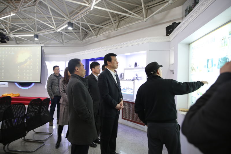 全国人大代表、中联重科总裁 王金富 到梦狐公司考察光绿能项目.jpg