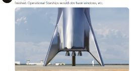 SpaceX最新星际飞船概念图曝光 预计今年3月或4月测飞