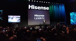 三色激光电视现身2019CES 海信把真实世界带入客厅！