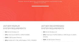 《圣歌》PC配置需求公布 最高需RTX 2060