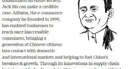 马云入选十位全球近十年影响巨大“思想者”