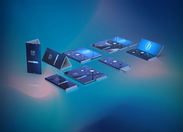 Intel手机设计专利曝光:三块屏幕 随意折叠