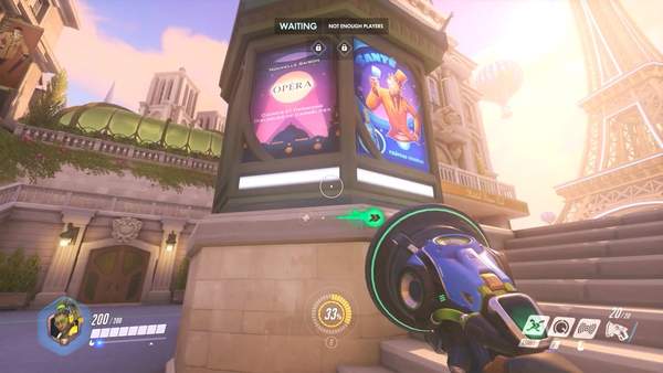 《守望先锋》新地图巴黎演示 卢西奥邂逅智械歌姬露娜