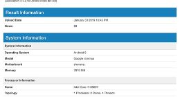 谷歌Rammus跑分现身Geekbench，或为首批Fuchsia设备