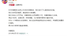 咪蒙公开发布道歉信：微信号停更2个月、微博永久关停