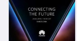 华为首款5G可折叠手机2月24日发布：设计震撼 或归属Mate系列