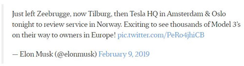 马斯克推文内容