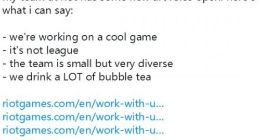 拳头公司神秘新作曝光招聘信息 游戏非常酷、不是LOL