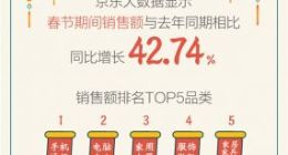 京东春节数据：80/90后消费额占比超过70％