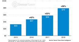 2018年美国iPhone用户在手机上平均消费500元