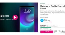 魅族zero众筹进度跟踪 售价2999美元的极客抢先版众筹完成度34%