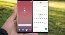 外媒放出三星Galaxy F折叠屏手机渲染图：像两台Note9