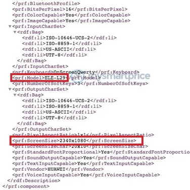 华为P30P30 Pro细节曝光：2340×1080水滴屏设计1_副本