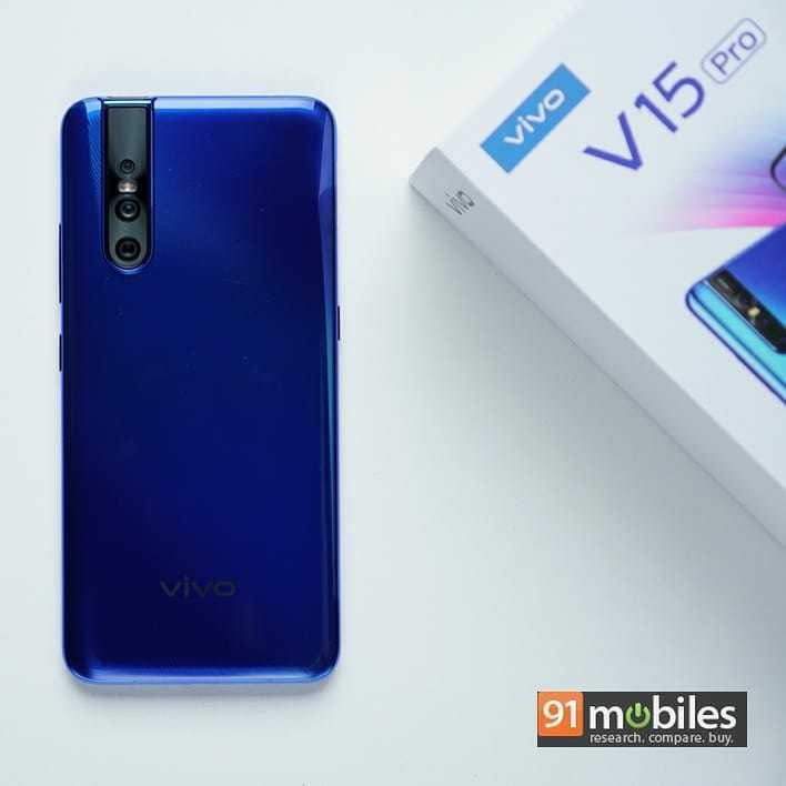 外媒放出vivo V15 Pro真机照:屏占比喜人,摄像头别致