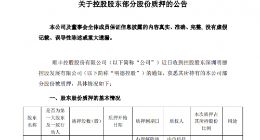 顺丰：明德控股质押3.6亿股 累计质押9.9亿股