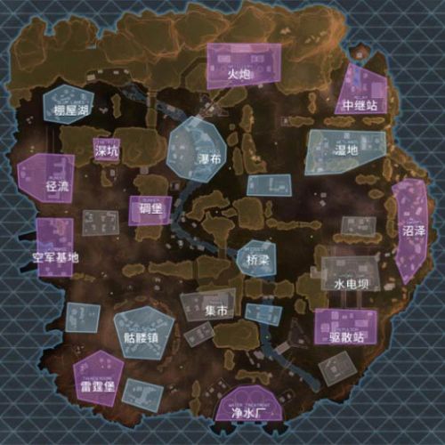 Apex英雄地图资源分布