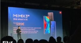 小米MIX 3 5G版售价公布：599欧元（约4560元）