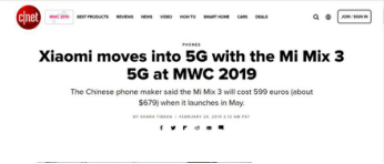 路透社、《连线》等全球媒体盛赞：小米把5G带给更多普通消费者630