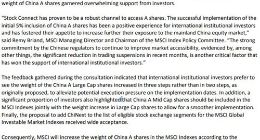 指数供应商MSCI明晟宣布提高A股在全球指标权重