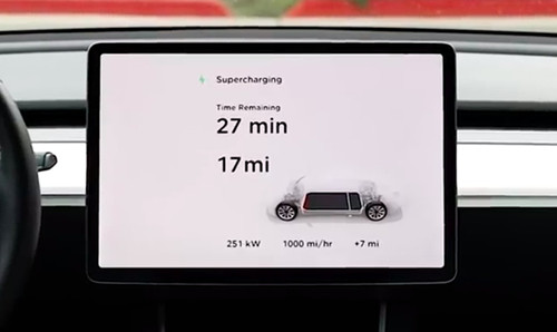 特斯拉超级充电桩亮相：充电5分钟能跑百公里_副本