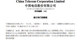 中国电信：王国权获任公司执行副总裁