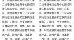 百度经营范围变更 新增电信业务