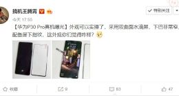 华为P30 Pro真机高清图曝光：指纹解锁位置靠下