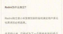 Redmi品牌独立宣言：新阶段下满足用户多元化需求的必然选择