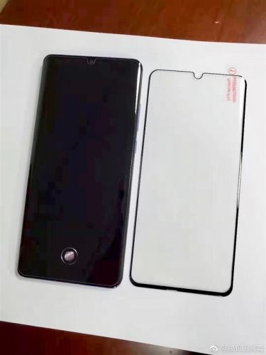华为P30 Pro外观实锤！双曲面水滴屏 超窄下巴