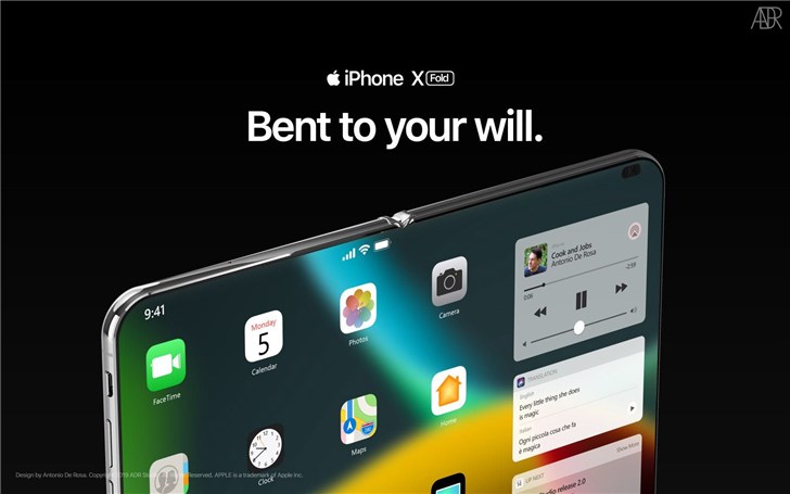可折叠iPhone长这样?iPhone X Fold概念欣赏