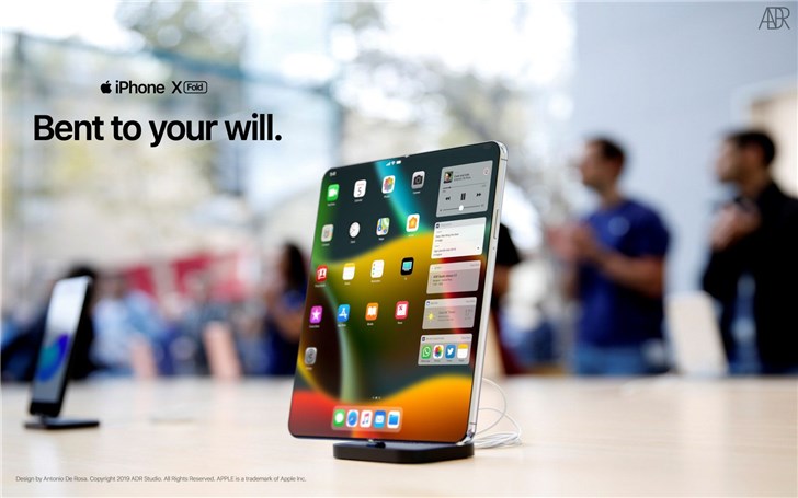 可折叠iPhone长这样?iPhone X Fold概念欣赏
