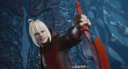 玩家自制《鬼泣5》尼禄红Saber“合体”MOD