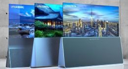 可卷曲OLED电视又出新造型！美翻了