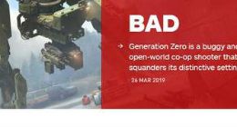 末日科幻FPS《零世代》IGN4.0 设定独特，但Bug太多