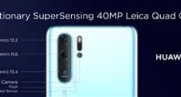 华为P30 Pro摄像头参数公布：首发潜望式10倍无损变焦、暗光大升级