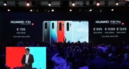 华为P30/P30 Pro售价正式公布：799欧元起，最高1249欧元