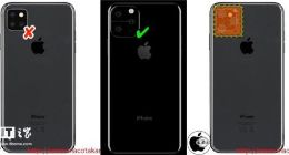 新iPhone内部设计图曝光 苹果iPhone XI左上角四摄