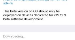 苹果iOS 12.3开发者预览版Beta 2发布