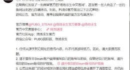 有人伪造《绝地求生》中文官网诈骗 官方发声明