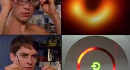 人类第一张黑洞照片公布 不过它被玩坏了