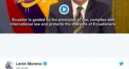 阿桑奇被逮捕 厄瓜多尔发声明取消庇护