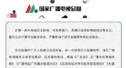 广电总局：停止播出影视剧项目非法集资类广告