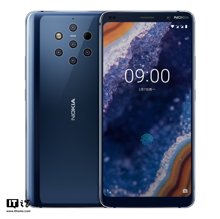 诺基亚9 PureView国行正式发布:5499元