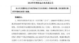 网宿科技披露2018年度分红方案：拟10派0.3元 合计派发7298万元