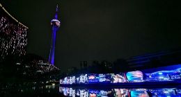 华为P30系列“一张图一座城”点亮成都新地标 定格天府新夜景