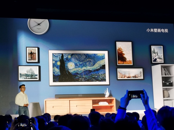 13.9mm双面纯平!小米壁画电视发布:24小时语音待命