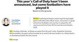 《使命召唤16》或是“现代战争4” 外媒发藏头诗暗示