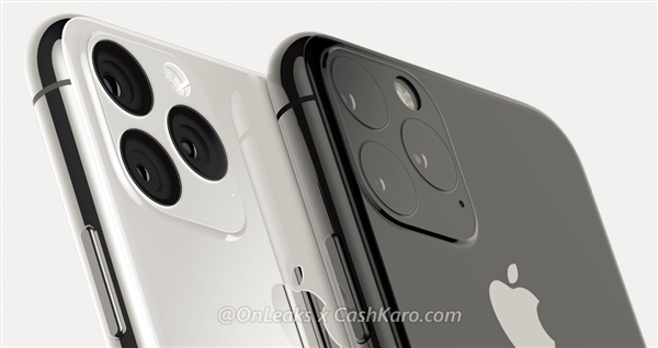 iPhone 11、11 Max最新“浴霸”三摄渲染图：凸起上还有凸起