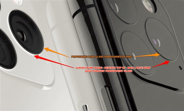 iPhone 11、11 Max最新“浴霸”三摄渲染图：凸起上还有凸起