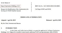 美国FCC核准SpaceX网络卫星在较低轨道上运行计划